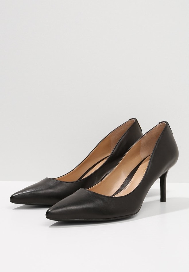 Escarpin Cuir Lanette Noir - Talons Classiques Gabor | Exclusif